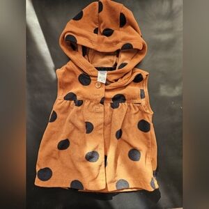 24 month hooded fleece vest